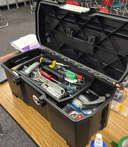 Tool Box with tools