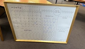 dry erase board 37 12 X 26