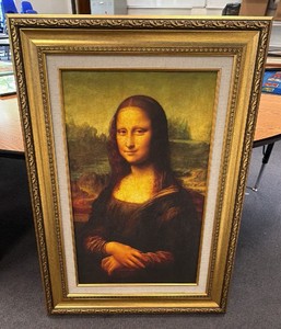 wall art Mona Lisa 26 x 36 12