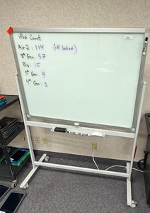 white board on wheels