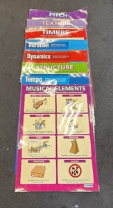 complete set of musical elements posters by daydream education eight posters