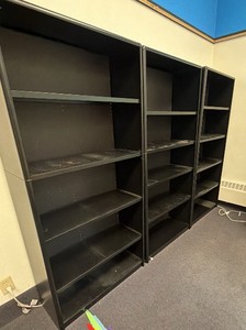 Metal bookcase3 in lot