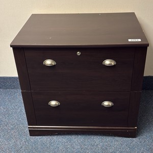 dark brown cabinet