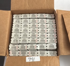 Box of tickets