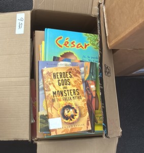 Box of miscellaneous books