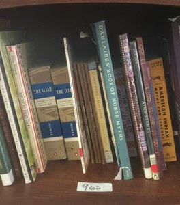 Shelf of books