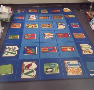 Childrens alphabet rug