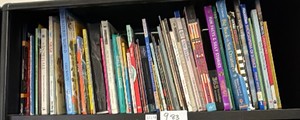 shelf of books STEM