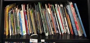shelf of books STEM