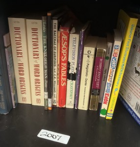 Shelf of books