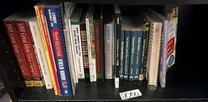 shelf of books misc