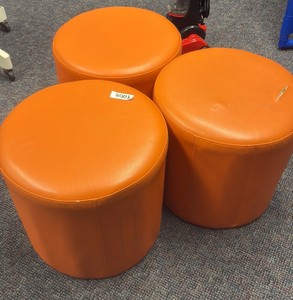 orange chairs