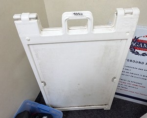 foldable double sided sign