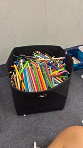 colored pencils