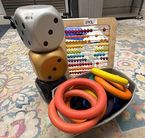 abacus dice and rings
