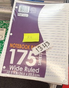 notebook paper