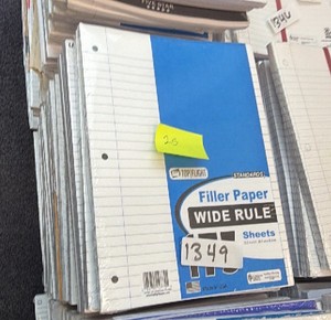 filler paper