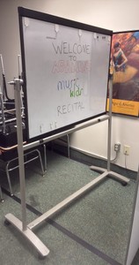 Rolling whiteboard
