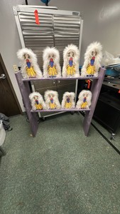 Vintage punk clowns carnival game.