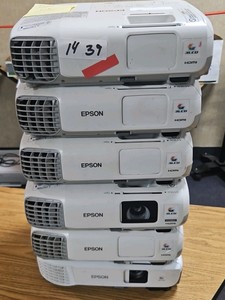 lot of broken Epson projectors