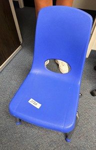 blue chair