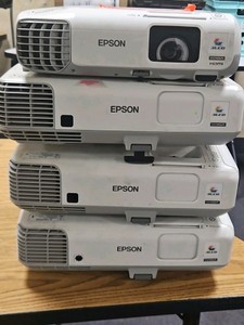 lot of broken Epson projectors