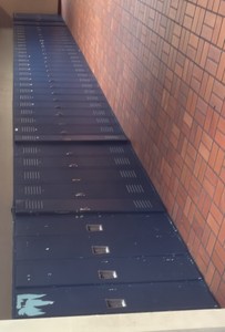 lot of lockers