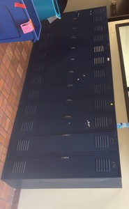 lot of lockers