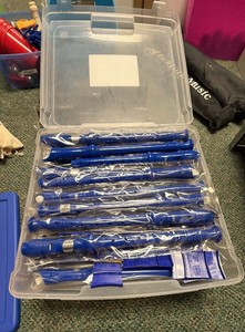 plastic student recorders Blue individually packaged two totes