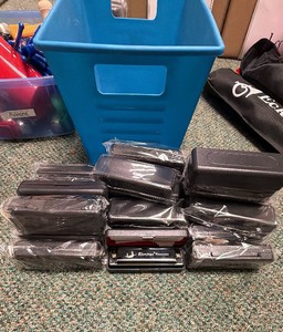 25 ever Joy harmonicas in cases some brand new