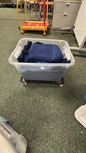 Container full of Utopia blue sheets