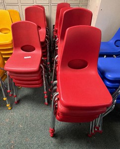 36 red chairs