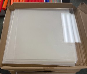 four boxes of acrylic sheets 12 x 12