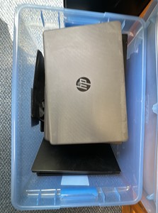 Tote of non-working laptops, unknown issues. HP, Dell, Lenovo, ThinkPad