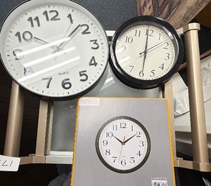 3 clocks