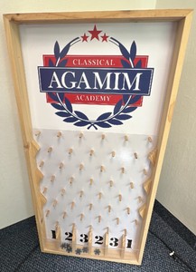 Plunket type board, carnival game