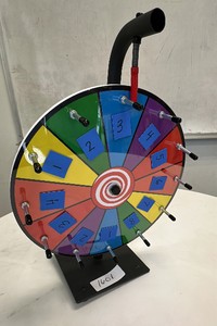 Small spin the wheel, wheel of fortune, carnival game