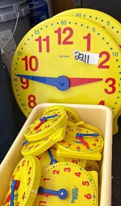 learning resources clocks