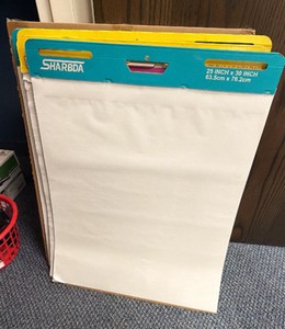 post it easel pads