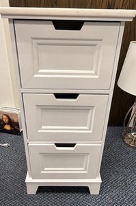 3 drawer stand with marble top