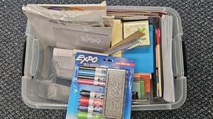 bulletin boards supplies Post-it notes dry erase markers with eraser