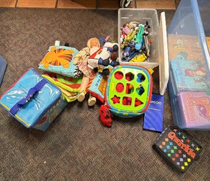 toys and books