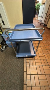Large blue cart
