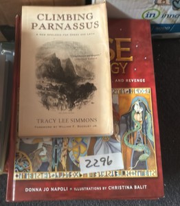 lot of mythology books  (r400)