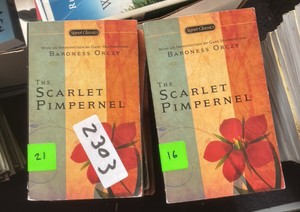 The Scarlett Pimpernel books (Orczy)  (r400)