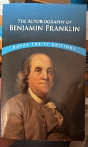 The autobiography of Benjamin Franklin by Dover  (r400)