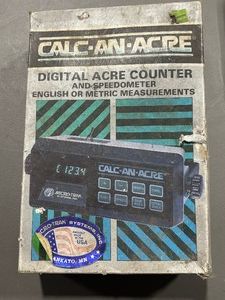 Digital Acre Counter and Speedometer
