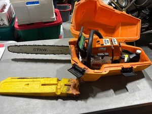 Stihl Chainsaw and Case