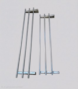 Stainless steel slide rails for food service