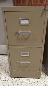 2-drawer filing cabinet